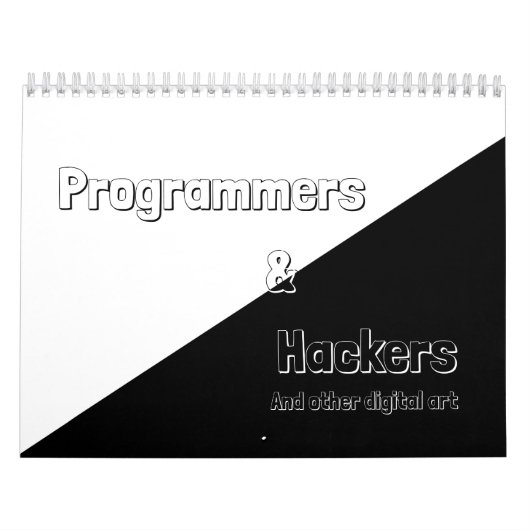 Programmers en Hackers Kalender (Hoes)