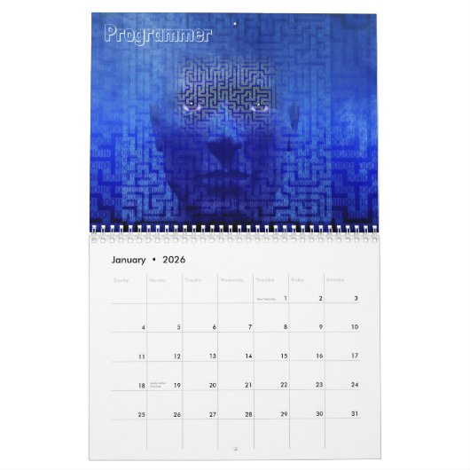 Programmers en Hackers Kalender (Jan 2026)