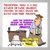Programmers versus het universum (1) poster (Voorkant)