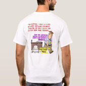 Programmers versus het universum (1) t-shirt (Achterkant)