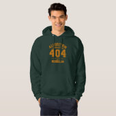 Programmeur 404, Retro Varsity Programmeur Hoodie (Voorkant volledig)