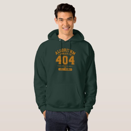 Programmeur 404, Retro Varsity Programmeur Hoodie (Voorkant volledig)