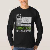 Programmeur Code Binair Coderen Computer Hacker Ge T-shirt (Voorkant)