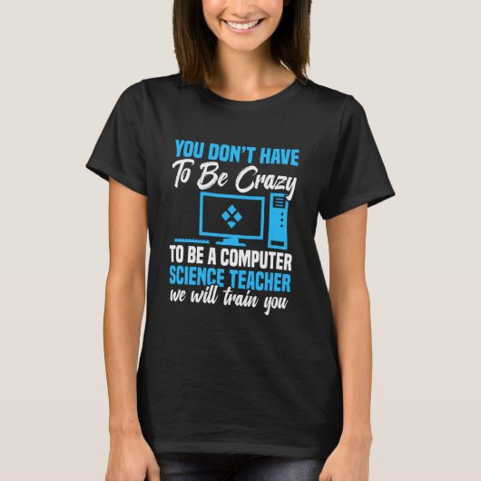 Programmeur Code Ontwikkelaar Wees Gek Computerwet T-shirt (Voorkant)