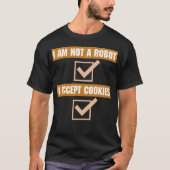 Programmeur Coder Computer IK Ben Geen Robot Ik Ac T-shirt (Voorkant)