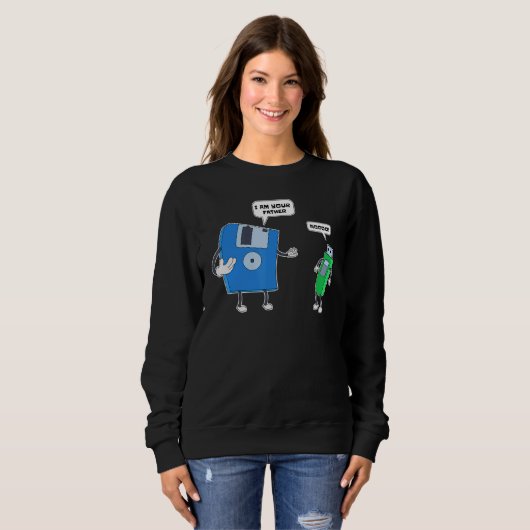 Programmeur Coder Floppy Disk USB Engineer Program Trui (Voorkant volledig)
