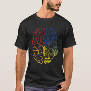 Programmeur Coder Hersenprogrammering Codering Ret T-shirt