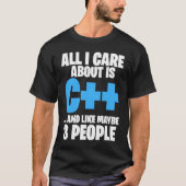 Programmeur Computer Programmering Codering Coder T-shirt (Voorkant)