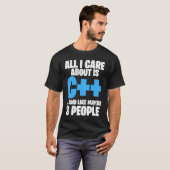 Programmeur Computer Programmering Codering Coder T-shirt (Voorkant volledig)