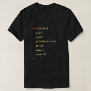 Programmeur Dagelijks Leven Grappige Codering T-shirt