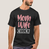 Programmeur Echtgenote Programmeren Coderen Softwa T-shirt (Voorkant)