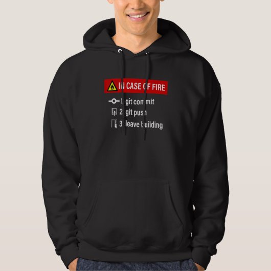 Programmeur grapjas web software ontwikkelaar git hoodie (Voorkant)