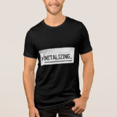 Programmeur Hacker Design Tri-Blend Shirt (Voorkant)