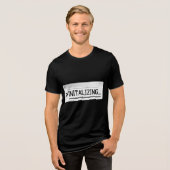 Programmeur Hacker Design Tri-Blend Shirt (Voorkant volledig)