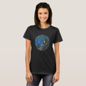 Programmeur Hacker Meisje Codeer Computer T-shirt (Voorkant volledig)