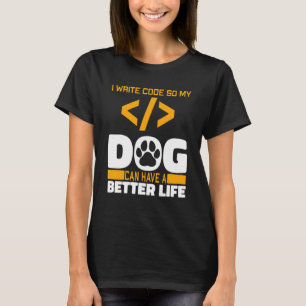 Programmeur Hond Software Engineer - Codeerprogram T-shirt