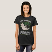 Programmeur Humor Cat Informatist T-shirt (Voorkant volledig)