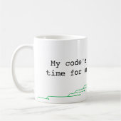 Programmeur Humor Pun Koffiemok (Links)