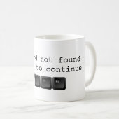 Programmeur Humor Pun Koffiemok (Voorkant rechts)