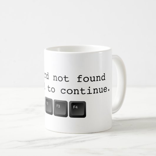 Programmeur Humor Pun Koffiemok (Voorkant rechts)