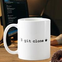 Programmeur Koffie Mok - Git Clone Coffee