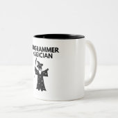 Programmeur Magician voor softwareontwikkelaar Tweekleurige Koffiemok (Voorkant rechts)