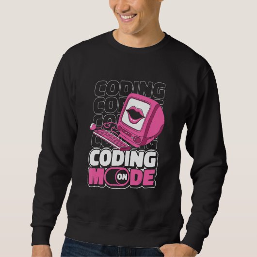 Programmeur Modus Aan Programmeren Coderen Ontwik Trui (Voorkant)