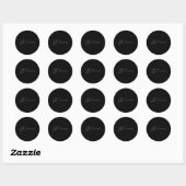 Programmeur Nerd Computer Science Programming Ronde Sticker (Vel)