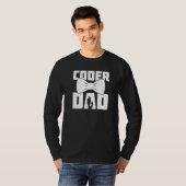 programmeur papa ontwikkelaar software codeur prog t-shirt (Voorkant volledig)