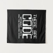 Programmeur Schrijft Code Zonder Bugs Wandkleed (Voorkant (horizontaal))