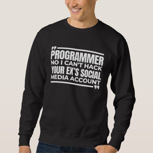 Programmeur Software Engineer Codeur Programmeren Trui (Voorkant)