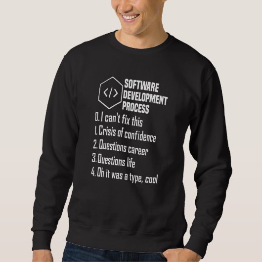 Programmeur Softwareontwikkelaar Computertechnicus Trui (Voorkant)