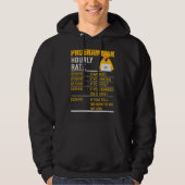 Programmeur Uur Tarief Coder Programmeren Meme Say Hoodie (Voorkant)