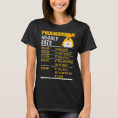 Programmeur Uur Tarief Coder Programmeren Meme Say T-shirt (Voorkant)