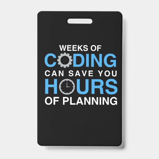 Programmeur Weken Van Coderen Badge (Voorzijde)