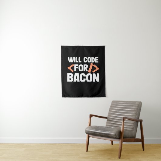 Programmeur zal coderen voor bacon wandkleed (In situ)