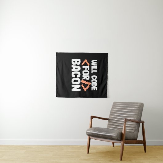 Programmeur zal coderen voor bacon wandkleed (In Situ (horizontaal))