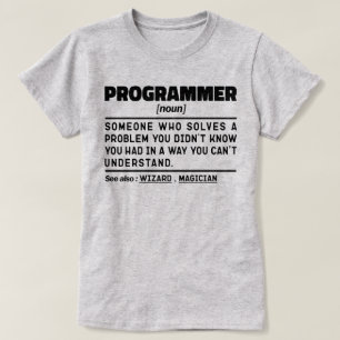 Programmeur Zelfstandig naamwoord Softwareontwikke T-shirt