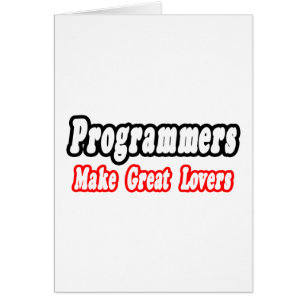 Programmeurs maken grote liefhebbers