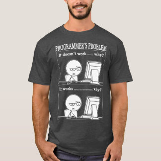Programmeurs Probleem Leuke Programmeur Coding Hac T-shirt