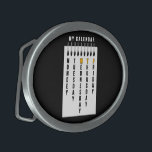Programmeurskalender Gesp<br><div class="desc">Introductie van de "Weekday Wit" merchandise lijn, met een slim kalenderontwerp dat een humoristische draai geeft aan de wekelijkse grind. Deze speelse kijk op de klassieke kalender benadrukt het acroniem "WTF" - maar in deze context draait het allemaal om die centrale dagen: woensdag, donderdag en vrijdag, die ons naar het...</div>