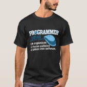 Programmierer Definition Geek Computerfreak Nerd T-shirt (Voorkant)