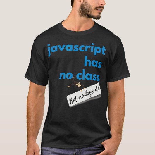 Programming Javascript Apparel Funny Coding Tees (Voorkant)