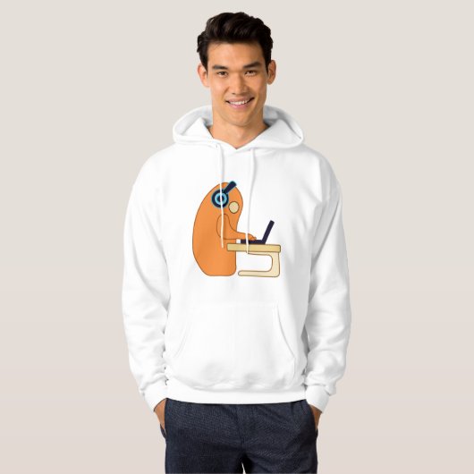 Programming monster  hoodie (Voorkant volledig)