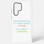 Programming Thinking Logic Code Developer Quote Samsung Galaxy Hoesje (Achterkant)