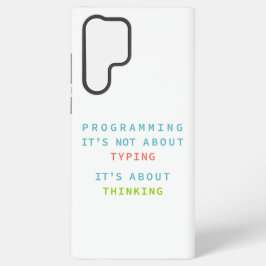 Programming Thinking Logic Code Developer Quote Samsung Galaxy Hoesje