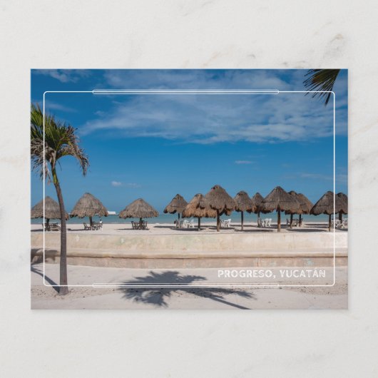 Progreso, Yucatán Ansichtkaart Briefkaart (Voorkant)