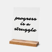 Progress-acrylteken Acryl Bord (Hoek)