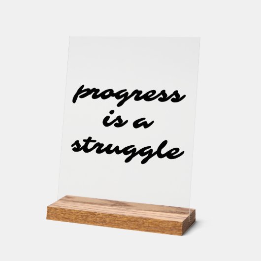 Progress-acrylteken Acryl Bord (Hoek)