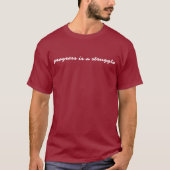 Progress Basic Donker T-shirt (Voorkant)